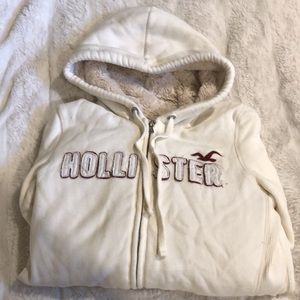 White Holster Zip up Jacket